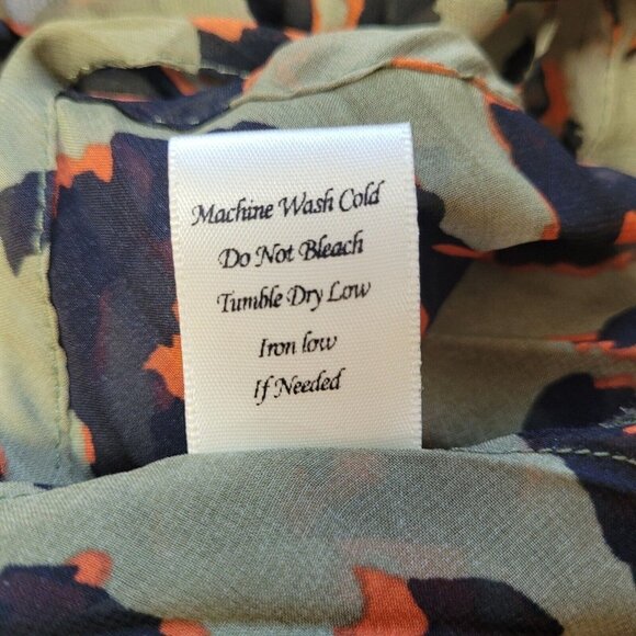 Women’s Unbranded Sheer Pleated Animal Print Halter Strappy Tank Top Size S - Picture 7 of 7